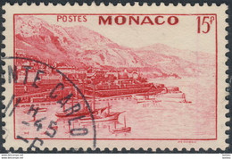 Monaco 1943. ~ YT 262 (par 2) - 15 F. Rade - Used Stamps