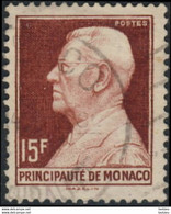 Monaco 1947. ~ YT 305B - 15 F. Louis II - Used Stamps
