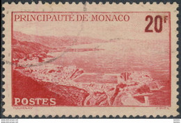 Monaco 1947. ~ YT 312 [par 3] - 20 F. Rade - Oblitérés