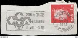Monaco 1977. ~ YT 1142 (Flamme) - Rainier - Usados
