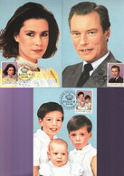 Juvalux 1988 Familie  3 Kaarten 1988 - Covers & Documents