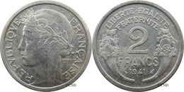 France - État Français - 2 Francs Morlon Aluminium 1941 - SUP/MS60 - Fra4734 - 2 Francs