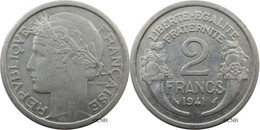 France - État Français - 2 Francs Morlon Aluminium 1941 - SUP/MS60 - Fra4735 - 2 Francs