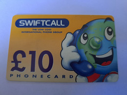 GREAT BRITAIN   10  POUND /  SWIFTCALL   PREPAID USED     ** 12120** - Autres & Non Classés