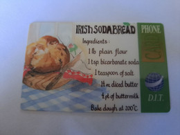 GREAT BRITAIN   2 POUND   IRISH SODA BREAD /    DIT PHONECARD    PREPAID CARD      **12123** - Collections