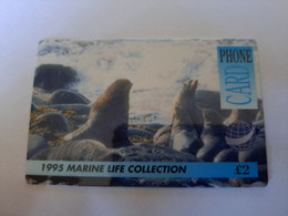 GREAT BRITAIN   2 POUND  /  SEA LIONS    /    DIT PHONECARD    PREPAID CARD      **12128** - [10] Colecciones