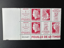 France 2010 N° 4459b - 4460b Paire Tête-bêche Horizontale Cheffer Beaujard Salon Du Timbre 40 Ans Imprimerie Boulazac - Unused Stamps