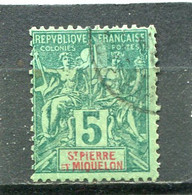 SAINT-PIERRE ET MIQUELON N° 62 (Y&T) (Oblitéré) - Used Stamps