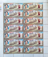 INDIA 2002 TAMRALIPTA JATIYA SARKAR SETENANT FULL SHEET MNH - Hojas Bloque