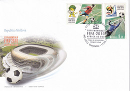 Moldova 2010 Cover; Football Soccer Fussball Calcio: FIFA World Cup South Africa - 2010 – South Africa