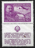 Yugoslavia 1948. Scott #C29 (MH) Laurent Kosir And Birthplace  *Complete Issue* - Aéreo