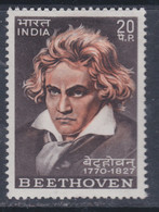 Inde N° 312 X Bicentenaire De La Naissance De Ludwig Van Beethoven, Trace De Charnière Sinon TB - Ungebraucht