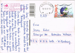 48968. Postal KOLOBRZEG (Polska) Polonia 2007 To Germany. Vistas De GDANSK - Covers & Documents