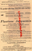 21- DIJON- MALZEVILLE NANCY-PUBLICITE JACQUEMIN-AGRICULTURE  FLUOTONE FORMULE G. GIMEL OENOLOGUE-CULTURE VIGNE VINS-1937 - Landwirtschaft
