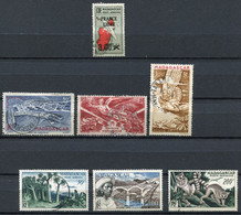 Madagascar - 1942 -> 1954 - Lot Poste Aérienne - Yt PA 53 - PA 63 ->PA 65 / PA 75 -> PA 77 - Oblitérés - Airmail