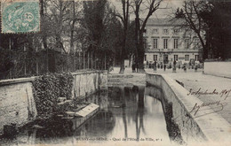 10 , Cpa  MUSSY Sur SEINE , Quai De L'Hotel De Ville , N°1  (30182.M) - Mussy-sur-Seine