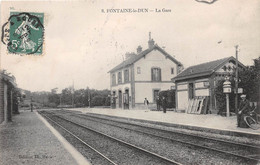 FONTAINE LE DUN - La Gare - Fontaine Le Dun