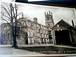 3 CARD ENGLAND WINCHESTER COLLEGE N1930  JG9001 - Winchester