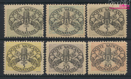 Vatikanstadt P7-P12 (kompl.Ausg.) Postfrisch 1945 Portomarken (10005191 - Used Stamps