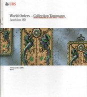 CATALOGUE VENTE COLLECTION TAMMANN 2008 ORDRE DECORATION MEDAILLE ORDER MEDAL - Sonstige & Ohne Zuordnung