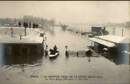 ÉVÉNEMENTS -  Carte Postale De L'Inondation De La Seine En 1910 - La Porte Bercy  - L 141157 - Inondations