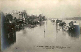 ÉVÉNEMENTS -  Carte Postale De L'Inondation De La Seine En 1910 - Le Point Du Jour  - L 141158 - Overstromingen