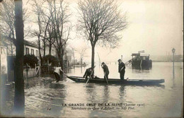 ÉVÉNEMENTS -  Carte Postale De L'Inondation De La Seine En 1910 - Sauveteurs Au Quai D'Auteuil  - L 141159 - Inondations