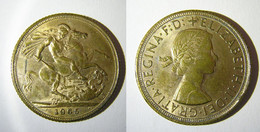 1965 Sovereign Gold Sterling FAKE - Te Identificeren