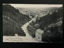 SOUVENIR DE HAMOIR « VUE DE LA ROUTE FILOT 1906 «  PANORAMA. - Hamoir