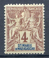 Réf 53 CL2 < -- SAINTE MARIE De MADAGASCAR < Yvert N° 3 * Neuf Ch * MH - Scan Détaillé - Nuovi