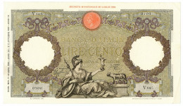 100 LIRE CAPRANESI AQUILA ROMANA FASCIO ROMA (L'AQUILA) 11/06/1942 BB+ - Regno D'Italia - Altri