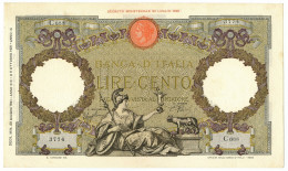 100 LIRE CAPRANESI AQUILA ROMANA TESTINA FASCIO ROMA 23/06/1941 BB/SPL - Regno D'Italia – Other