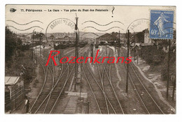 Périgueux La Gare Vue Prise Du Pont Des Fainéants CPA France Frankrijk Carte Postale Animee Station Chemin De Fer Train - Périgueux