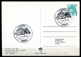 HASEL 2.1.1979 - Dürer - Betende Hande - Les Mains Qui Parlent - Privé Postkaarten - Gebruikt