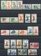 Madagascar - 1946 -> 1954 - Lot Timbres Yt 300 á 326 Oblitérés, Quelques * TC - Oblitérés