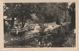 D 118) AK ELMSHORN 1947, Die Krückau, Boote, Bootssteg - Elmshorn