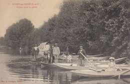 78 : Rosny Sur Seine :  Départ Pour La Pêche     ///  Réf. Fév. 23  /  N° 25.134 - Rosny Sur Seine