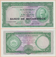 Mozambique 100 Escudos 1976 P#117a - Mozambique