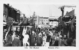PAKISTAN - Karachi - Old Market - Carte-Photo - Pakistan