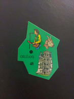 Magnet LE GAULOIS Carte De L'Europe N.48 Orléans - Toerisme