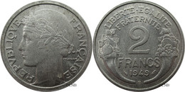 France - IVe République - 2 Francs Morlon Aluminium 1949 B - SUP/MS60 - Fra4609 - 50 Centimes