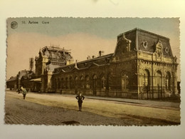 ARLON «  Nº 10 LA GARE «  PANORAMA COULEUR ANIMÉE .Albert - Arlon