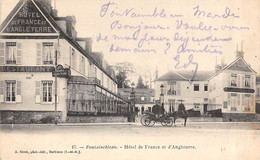 Fontainebleau           77         Hôtel De France Et D'Angleterre            (voir Scan) - Fontainebleau