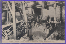 Carte Postale 59. Auby  Usine De Zinc  Machine à Vapeur De La Poterie Dynamitée Très Beau Plan - Auby