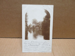 GUERNES (78) Carte Photo Bord De Rivière - Andere & Zonder Classificatie