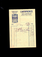Petite Facture Illustrée 1937 - L'AUTOPHENITE - Droguerie & Parfumerie