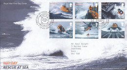 FDC GREAT BRITAIN 2622-2627 - 2001-2010 Em. Décimales