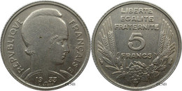 France - IIIe République - 5 Francs Bazor / Bedoucette 1933 Grand écartement - TTB+/AU50 - Fra4774 - 5 Francs