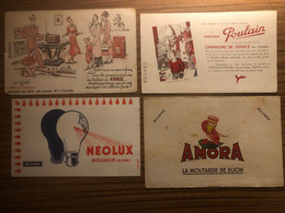 240 BUVARDS PUBLICITAIRES PUB COLLECTION LOT BISCOTTES VITTEL GAZ COGNAC DUNLOP CAISSE EPARGNE SAVERNE RADIO CHOCOLAT - Collections, Lots & Series