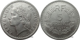 France - IVe République - 5 Francs Lavrillier Aluminium 1947 9 Ouvert - SUP/MS60 - Fra4615 - 5 Francs